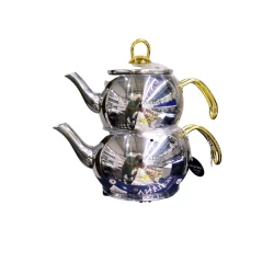 Набор чайников Vicalina VL-AA02G, 2 л + 1.2 л, серебристый