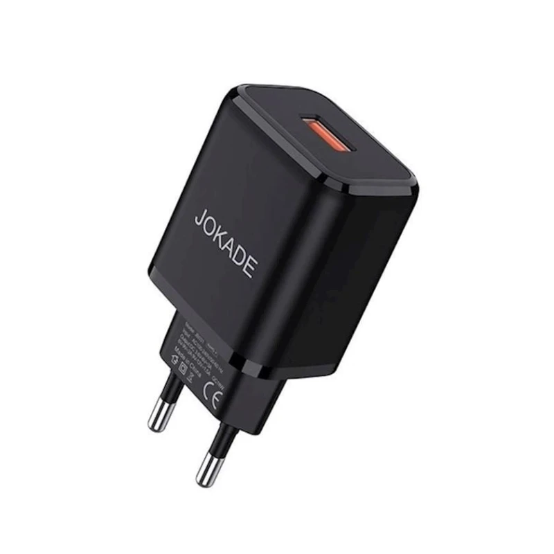 Сетевое зарядное устройство Jokade JB031 Longhui series QC3.0 18 W, Черный Сетевое зарядное устройство Jokade JB031 Longhui series QC3.0 18 W, Черный
