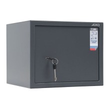 Ofis seyfi AIKO T 280, açarlı, tünd boz