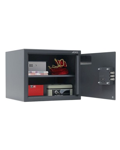 Ofis seyfi AIKO T 280, açarlı, tünd boz