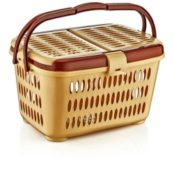 Корзина для пикника Dünya plastik, бежевый