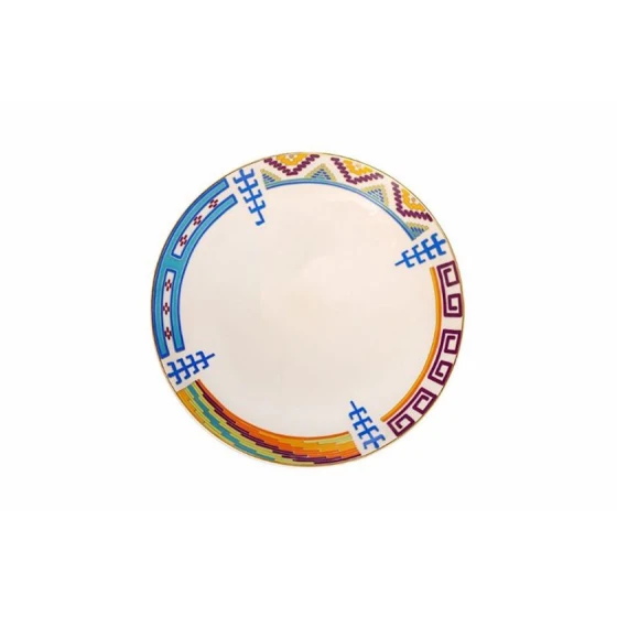 Миска Porland Ruanda 04ALM007370, 26 см, фарфор, разноцветная