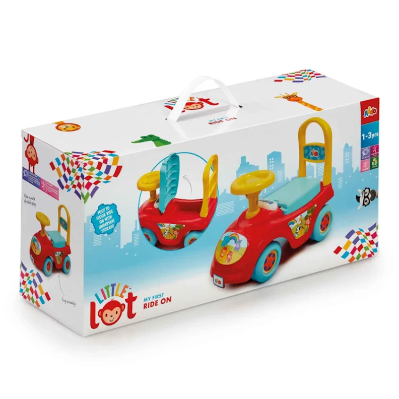 Каталка Addo Little Lot My First Ride On, 1-3 года, красный/голубой Каталка Addo Little Lot My First Ride On, 1-3 года, красный/голубой