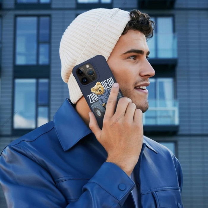 Çexol Zuck Bear San Francisco Fortune Apple iPhone 16 Pro üçün Blue - 6974057395966 Çexol Zuck Bear San Francisco Fortune Apple iPhone 16 Pro üçün Blue - 6974057395966