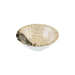 Тарелка глубокая ID-Fine Wise Lona, фарфор, коричневая, 60 мл, 10 см