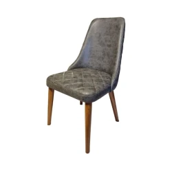 Стул iz00224, коричневый/серый, 55x50x93 см Стул iz00224, коричневый/серый, 55x50x93 см