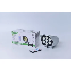 Divar çırağı günəş enerjili, hərəkət sensorlu, pult ilə, 180W, kamera formalı CL-877B - 8UPLPRBCQ