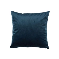 Чехол JYSK Ertevikke 50x50 см, велюр, полиэстер, синий Чехол JYSK Ertevikke 50x50 см, велюр, полиэстер, синий