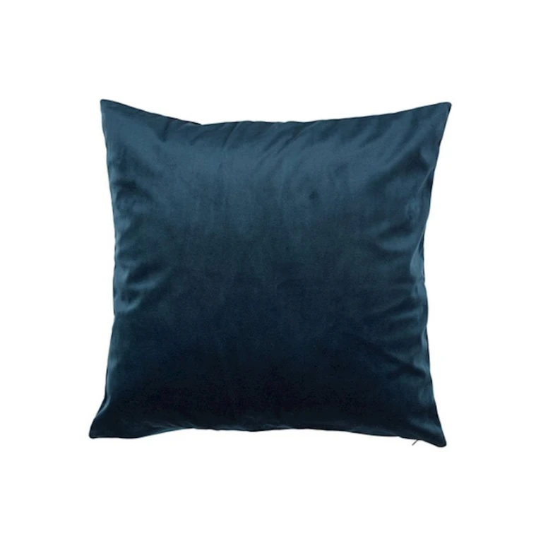 Чехол JYSK Ertevikke 50x50 см, велюр, полиэстер, синий Чехол JYSK Ertevikke 50x50 см, велюр, полиэстер, синий