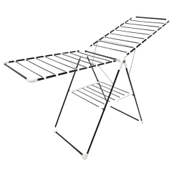 Сушилка для белья Perilla Mega Plast, металл, черная/белая