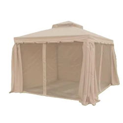 Тент садовый, 265x300x300 см, сталь/полиэстер, бежевый