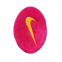 Ковер NN Rugs 1117, розовый, 50x35 см