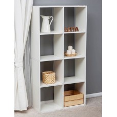 Stellaj Letta, ağ, LDSP, 140x71x28 sm