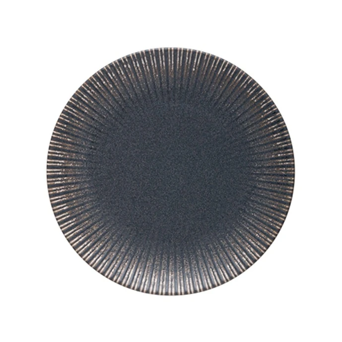 Тарелка ID-Fine Reckless Lona, фарфор, серая, 30 см