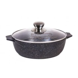 Жаровня Мечта Гранит Star 32803, 2.4 л, алюминий, с крышкой, две ручки, синий