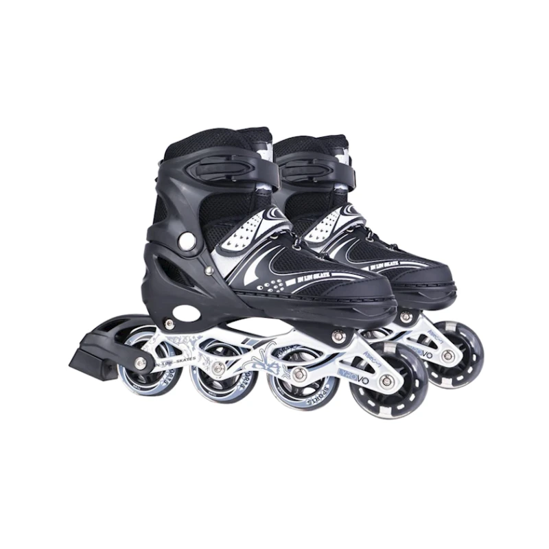 Роликовые коньки Power 1865, размер 34-38, черные Роликовые коньки Power 1865, размер 34-38, черные