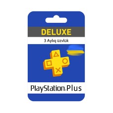 Abunə Sony PS Plus Deluxe (PSN Ukrayna, PS4/PS5) 3 aylıq