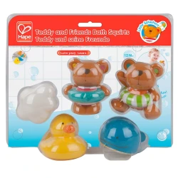 Игрушка для ванной Hape Teddy And Friends Bath Squirts Игрушка для ванной Hape Teddy And Friends Bath Squirts