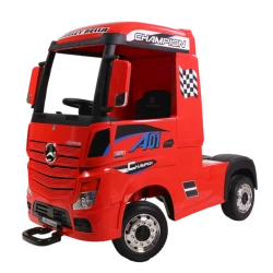 Uşaq elektrik avtomobili Kamaz HL 358, 2 motor, qırmızı