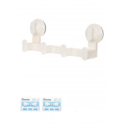 Крючок для ванной Miniso, 22x5x9.5 см, бежевый Крючок для ванной Miniso, 22x5x9.5 см, бежевый