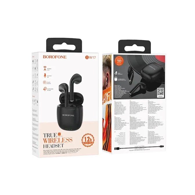 Беспроводные наушники Borofone BW17 Black Беспроводные наушники Borofone BW17 Black