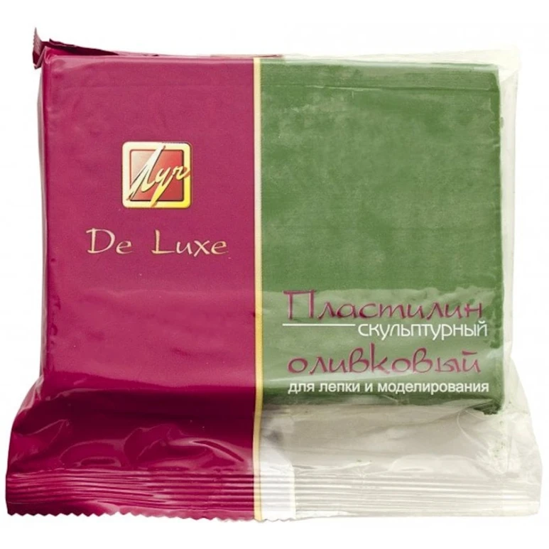 Пластилин Луч скульптурный, оливковый 300 г