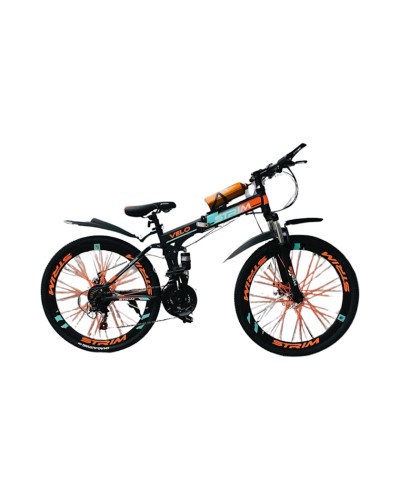 Dağ velosipedi VeloStrim 24 qara/narıncı