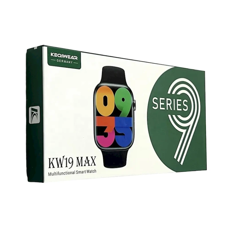 Смарт-часы Keqiwear KW19 Max Black Смарт-часы Keqiwear KW19 Max Black