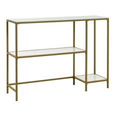 Konsol masası JYSK Pandrup, 30x110x80 sm, qızılı