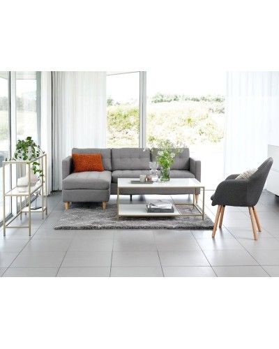 Konsol masası JYSK Pandrup, 30x110x80 sm, qızılı