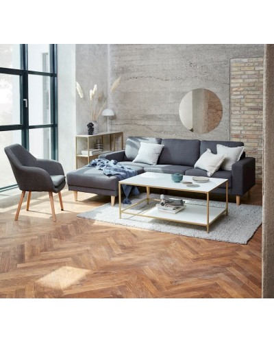 Konsol masası JYSK Pandrup, 30x110x80 sm, qızılı