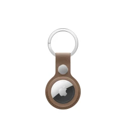 Çexol Apple treker üçün Apple AirTag FineWoven Key Ring Taupe