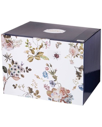 Çay servizi Lefard Cobalt Blue, farfor, göy, 6 nəfərlik, 14 parça