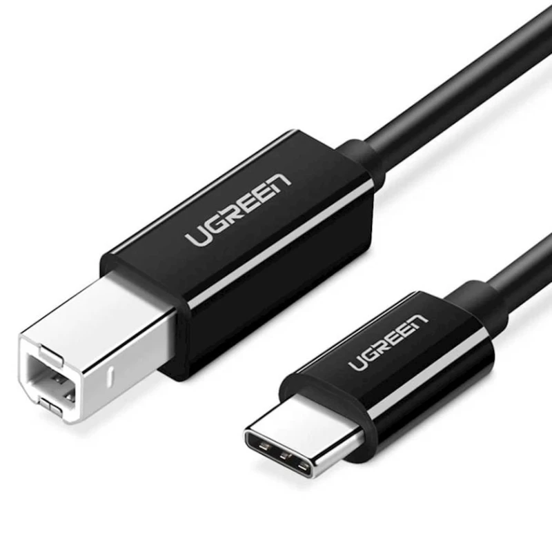 Кабель для принтера Ugreen US241 USB-C to USB-B, 2 м Кабель для принтера Ugreen US241 USB-C to USB-B, 2 м