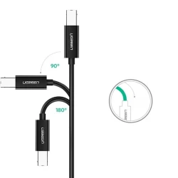 Кабель для принтера Ugreen US241 USB-C to USB-B, 2 м