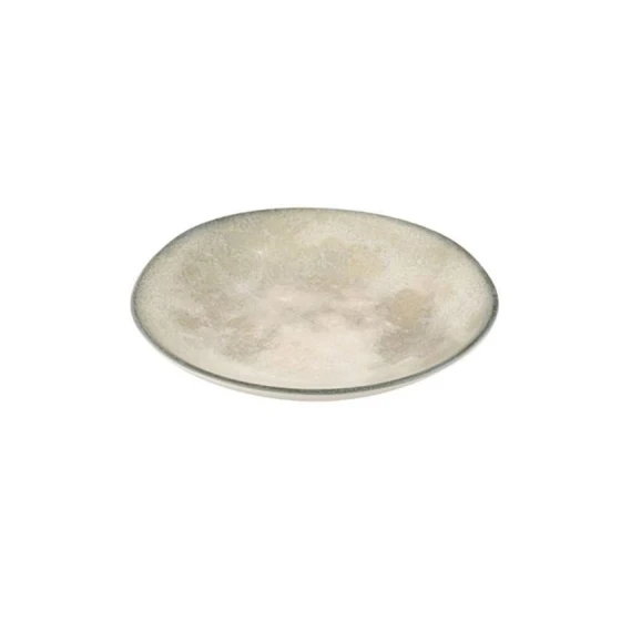 Тарелка Porland Stoneware Selene, круглая, 28 см, бежевая