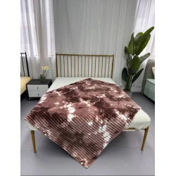 Плед-покрывало MiraNova CTS-636, велюр, разноцветный, 160х220 см