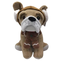Мягкая игрушка Miniso Christmas Dog Plush Toy Gingerbread Man Accessories