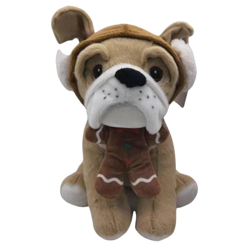 Мягкая игрушка Miniso Christmas Dog Plush Toy Gingerbread Man Accessories Мягкая игрушка Miniso Christmas Dog Plush Toy Gingerbread Man Accessories