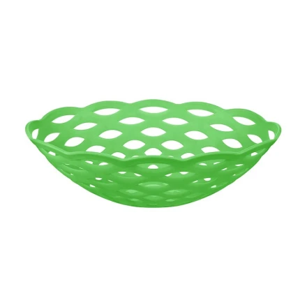 Meyvə qabı SPC_6275, oval, 23х38х11 sm, yaşıl