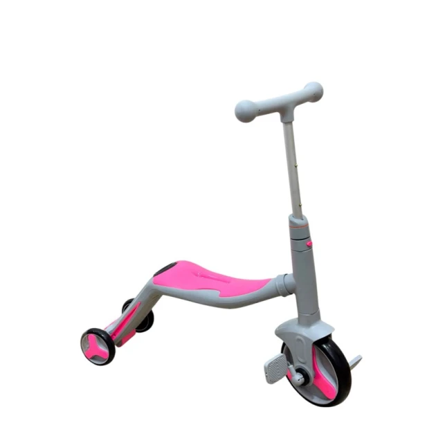 Детский велосамокат ST00035_pink, розовый/серый Детский велосамокат ST00035_pink, розовый/серый