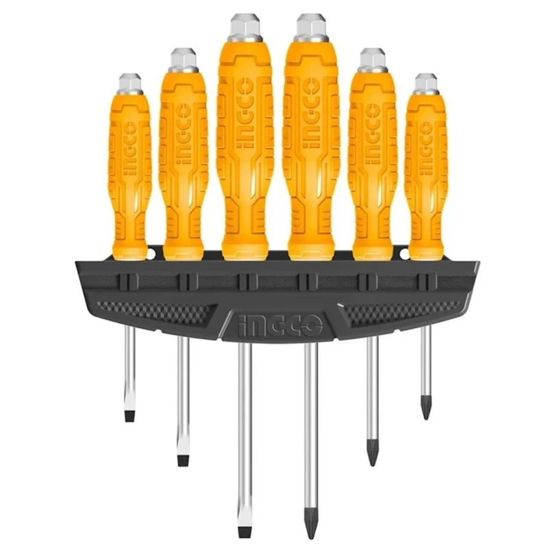 Набор отверток Ingco HSGTDC180601, 6 предметов