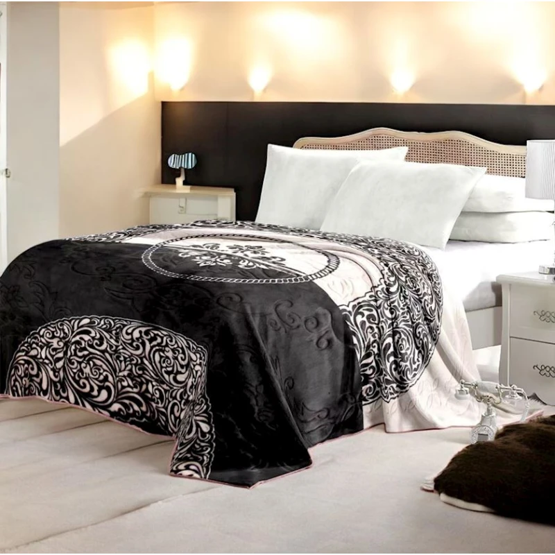 Плед-покрывало MiraNova 217, двуспальное, разноцветное, 220x230 см