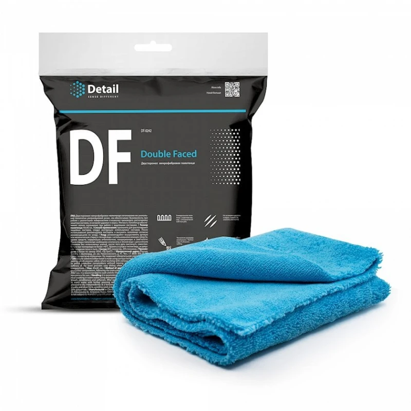 Микрофибровое полотенце Grass Detail Dubble Faced DF 40x40 см