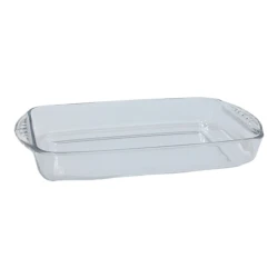 Bişirmə üçün qəlib Isfahan Glass 772, düzbucaq, şüşə, şəffaf, 33.5x18.5 sm