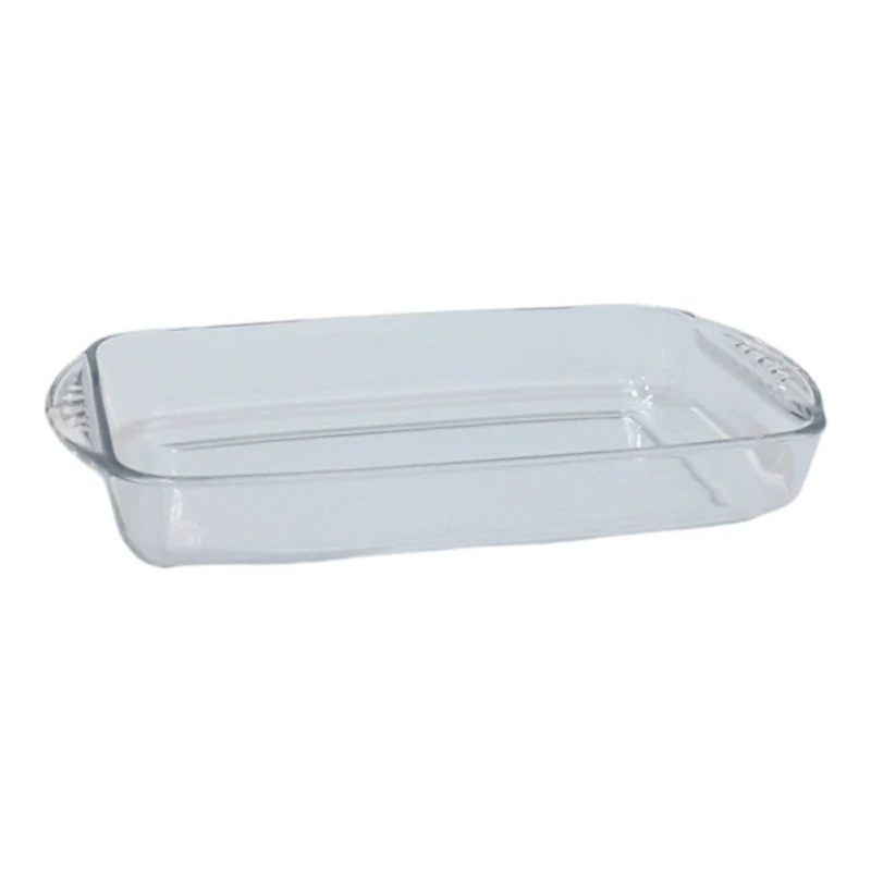 Форма для запекания Isfahan Glass 772, прямоугольная, стекло, прозрачная, 33.5x18.5 см