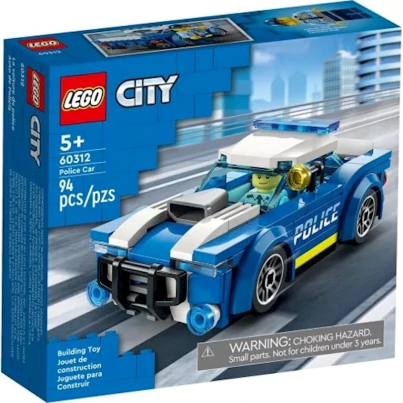 Конструктор LEGO City Police Car 60312, 5+ лет, 94 элементов Конструктор LEGO City Police Car 60312, 5+ лет, 94 элементов