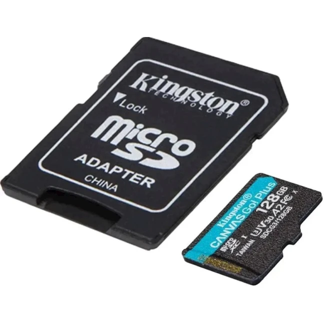 Карта памяти Kingston Canvas Go Plus 128GB microSDXC (SDCG3) Карта памяти Kingston Canvas Go Plus 128GB microSDXC (SDCG3)
