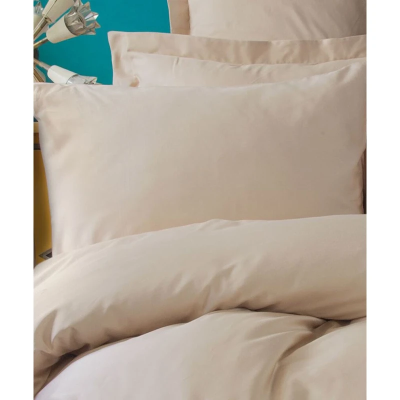 Yastıq üzü dəsti Hom-me Essentials 105299, 2 əd 50x75 sm, pambıq/satin, bej