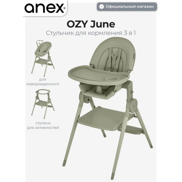 Детский стульчик для кормления Anex Ozy June